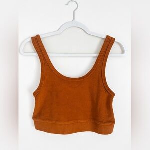 Aerie Offline Orange Longline Crop Top